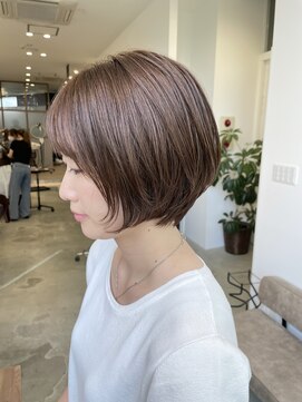 ピークス(PEAKS) 大人可愛いショートボブ前下がりショートボブ大人ショート恵比寿