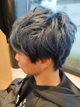 ハレケアヴェダ アンド ハレケエイト(HAREKE AVEDA&HAREKE 8) ブルーカラー→シルバーヘア