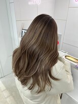 ジーナ 札幌(Zina)&nbsp;髪質改善＊シアーベージュ＊ナチュラルウェーブ【Zina 札幌】