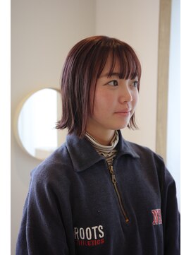 エミイ 鎌倉(eMii.) ミニボブ/ピンクブラウン/ピンクベージュ/髪質改善