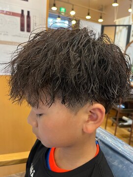 フレンズ 手稲店(friend's) 札幌美容室キッズカットツイストパーマ刈り上げ爽やかマッシュ