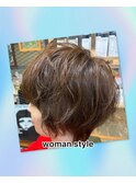 大人女子ショートスタイル