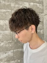 ニアウ 伊勢崎連取店(Niau)&nbsp;メンズマッシュツイストスパイラルパーマメンズパーマ