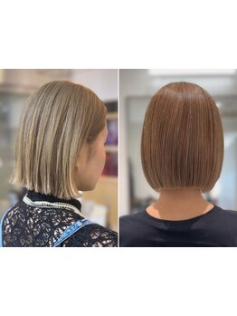 癖毛だけじゃなく膨らみ・ごわつき・ボリュームのお悩みもご相談ください！おさまりの良いヘアをご提供♪