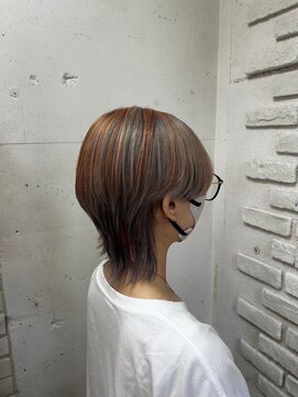 クリーブ 池袋(creeb) ホワイトグレージュ ミニウルフ