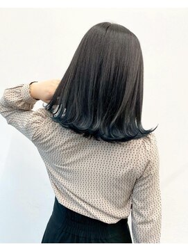 アンブルリュクス 中野(amble luxe) 外ハネボブグラデーションカラー