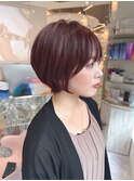 【MONA】暖色ショート/ショート/耳かけショート