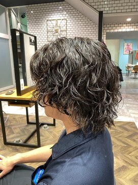 ステレオ ヘアデザイン 安城店(STEREO HAIR DESIGN) ウルフ×スパイラルパーマ(7月)