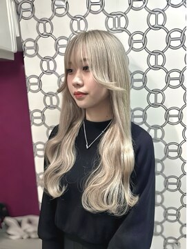 ルフレ 新宿本店2nd(Reflet) お客様カタログ＃新宿髪質改善ブリーチハイトーンエクステ韓国