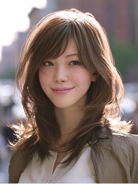 アルトリスト(Altruist Aging×HAIR&SPA) ★暗めカラーグランマッシュフェイスフレーミングデザインカラー