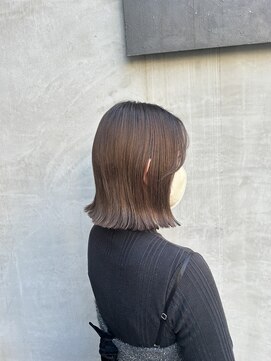 ファム 楽々園店(femme) 切りっぱなしボブ