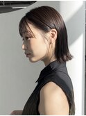髪質改善　脱白髪染め　ボブ　市川
