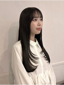 テンバイシオミエイチ(10 by shiomi H) オリーブグレージュ/レイヤーカット/髪質改善ストレート