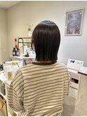 切りっぱなしボブ