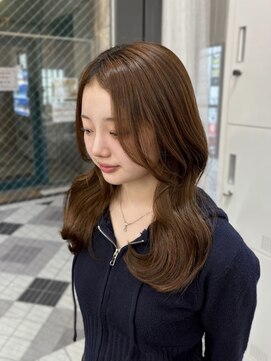ココロ(COKORO) layer cut × 韓国風くびれ巻き