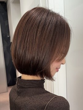 スー 自由が丘(suu) 30代40代50代前下がりボブ/自然な縮毛矯正/髪質改善