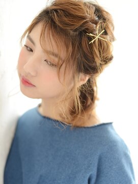 アース コアフュールボーテ 川中島店(EARTH coiffure beaute) ボブでも簡単！お手軽くるりんぱ【川中島】