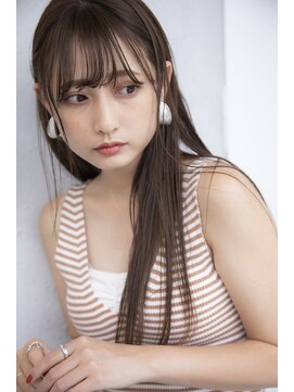 サロウィン 表参道(SALOWIN) 柔らかニュアンスストレート　【SALOWIN 表参道】