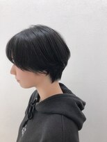 美容室 パルス 静岡鷹匠店(PALS)&nbsp;耳かけハンサムショート　髪質改善　暗髪　就活カラー