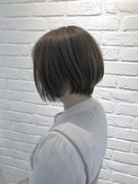 デイジー インデックスヘア 大島店(DAISY index hair)&nbsp;ショートパーマ グレーベージュ ショート大人ボブ ミニショート