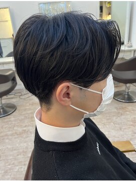 アロハ(ALoha) ニュアンスセンターパートパーマ