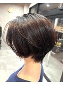 襟足きゅっとスッキリショートボブ