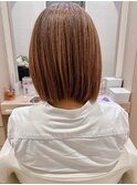 大人かわいい☆色味を楽しむ明るめボブ♪/ハイトーン