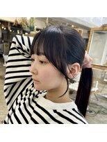 ウィークエンド(WEEKEND)&nbsp;縛っても可愛い顔周り【カット＋カラー＋トリートメント9900円】