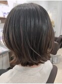 ばっさりイメチェン☆外ハネカジュアルボブ