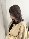 YOKE 切りっぱなしボブぱつっとボブ結べるボブアッシュベージュ