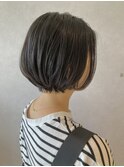 *+aimerが叶える...首元スッキリ丸みショートボブ*