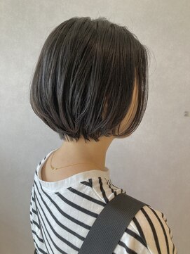 エメ バイ ヘアーポケット(aimer by hair pocket) *+aimerが叶える...首元スッキリ丸みショートボブ*