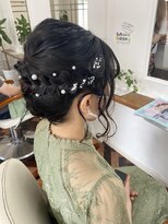 ヘアーアンドメイクアップモパ&nbsp;アップスタイル