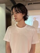 ノラジャーニー(NORA Journey)&nbsp;メンズボブウルフメンズミディアムレイヤーカットメンズウルフ