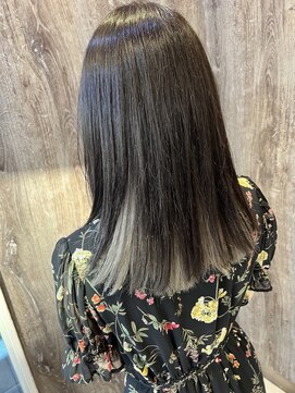 フローリア(flowria) ミルクティーベージュ　×　インナーカラー