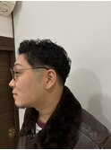 〈クセ毛を生かす〉フェード*オールバック
