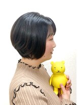 黄ぐまくん美容室 ショート レイヤー