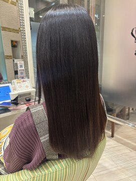 ビス ヘア アンド ビューティー 西新井店(Vis Hair&Beauty) ★縮毛矯正ロング♪コスメストレート髪質改善ココアベージュ