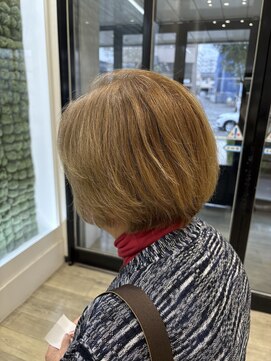 ディーボーイ 健軍店(D-BOY) ミセスブロンド/ブロンドヘア/ダブルカラー