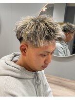 アレス バイ シカ 神戸三宮元町店(ALLES by Cica)&nbsp;ツイストハイライトジェットモヒカン