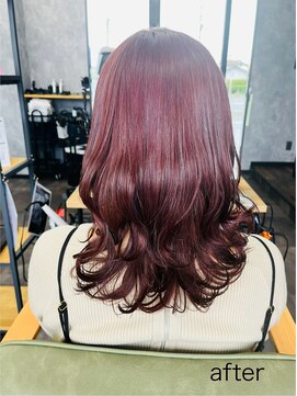 タイ(～tie.) 暖色レイヤー巻きスタイル