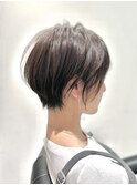 似合わせショート/フェザーショート/細めハイライト