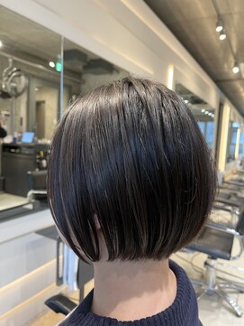 ヘア デザイン リスク(HAIR DESIGN RISK) 【RISK 飛澤】可愛いボブスタイル　ショート　丸みシルエット