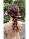 TAKAKOstyle☆ローポニー　ツイン編み下ろし
