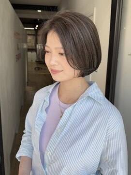 ディレクト(Direct) ショートボブハイライトレイヤーカットヘアセット髪質改善天文館