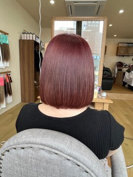 ミラシィ 成田(Mirashy) ハイライトカラーミルクティーベージュレイヤーカット