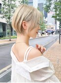 ショート ボブ インナーカラー 韓国風5617