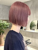 ハウ 心斎橋(how)&nbsp;20代30代◎秋の切りっぱなしハイトーンボブ