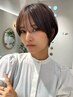 カット+前髪縮毛矯正＋Marbb(マーブ) レジット 海老名 髪質改善 くせ毛◎
