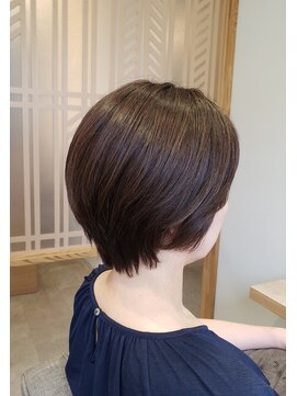 ミリ 国分寺(Mili) ショートレイヤーボブ&N.オーガニックカラー